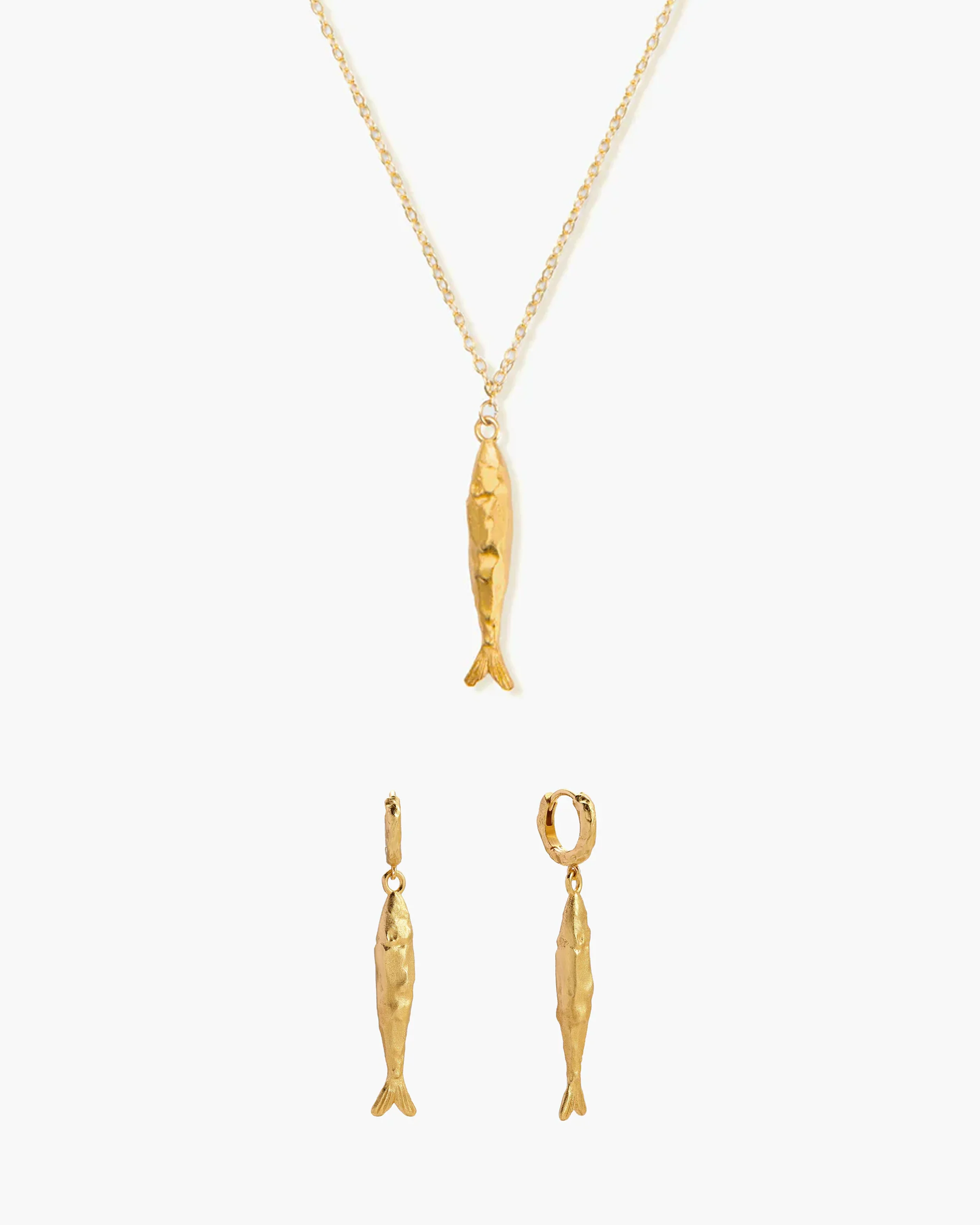 Gold Anchovy Necklace - Image 6