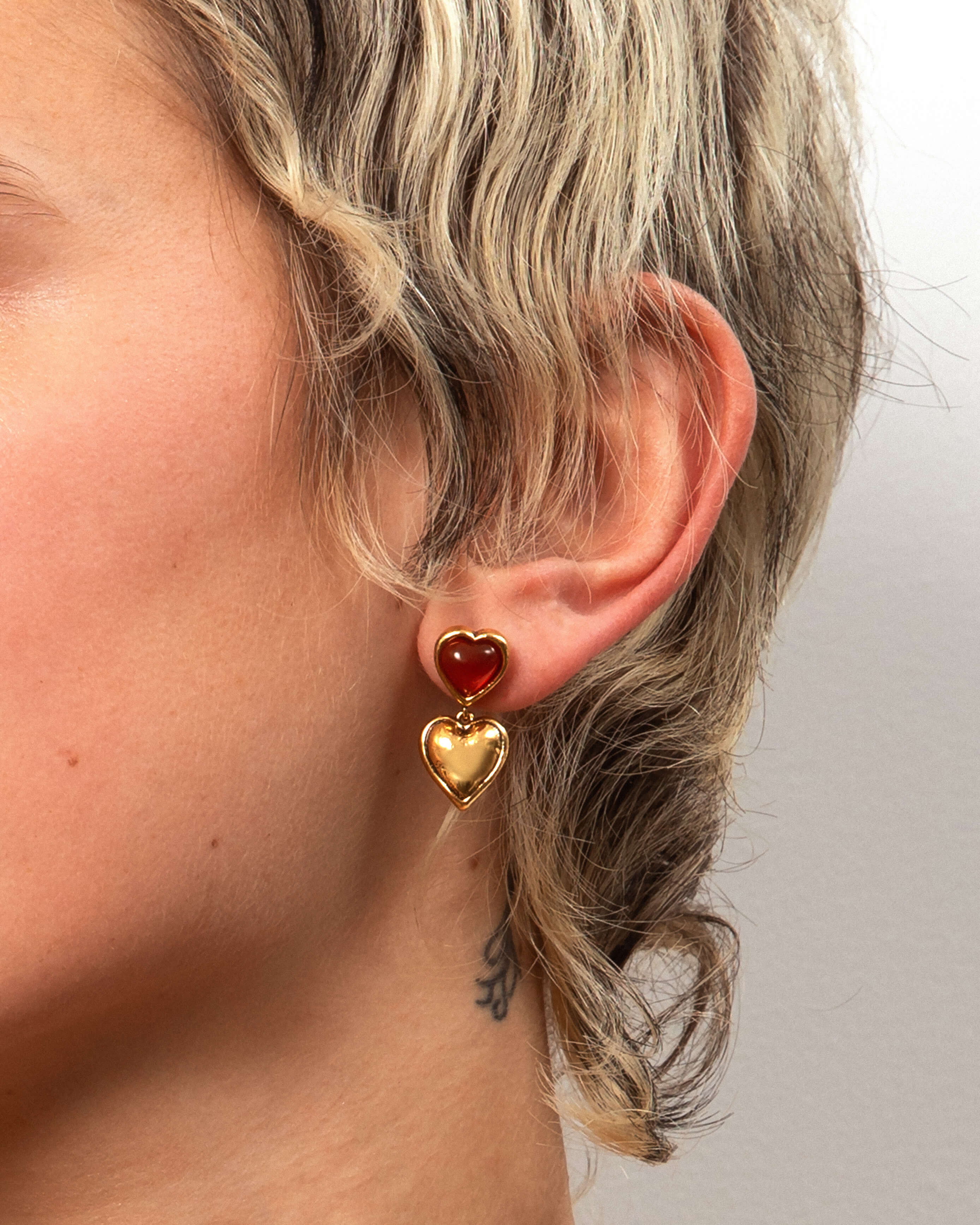 Aura Earrings in Gold - Image 2