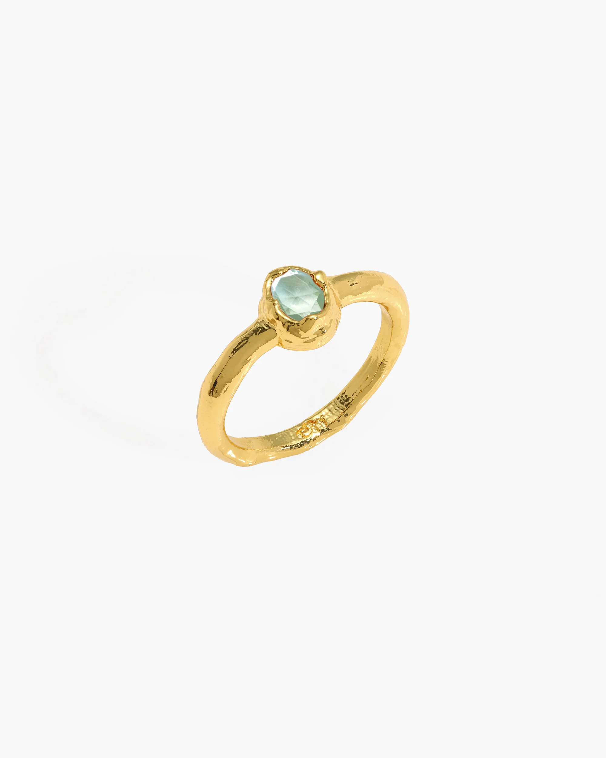 Birthstone Ring in Gold - December - Image 3