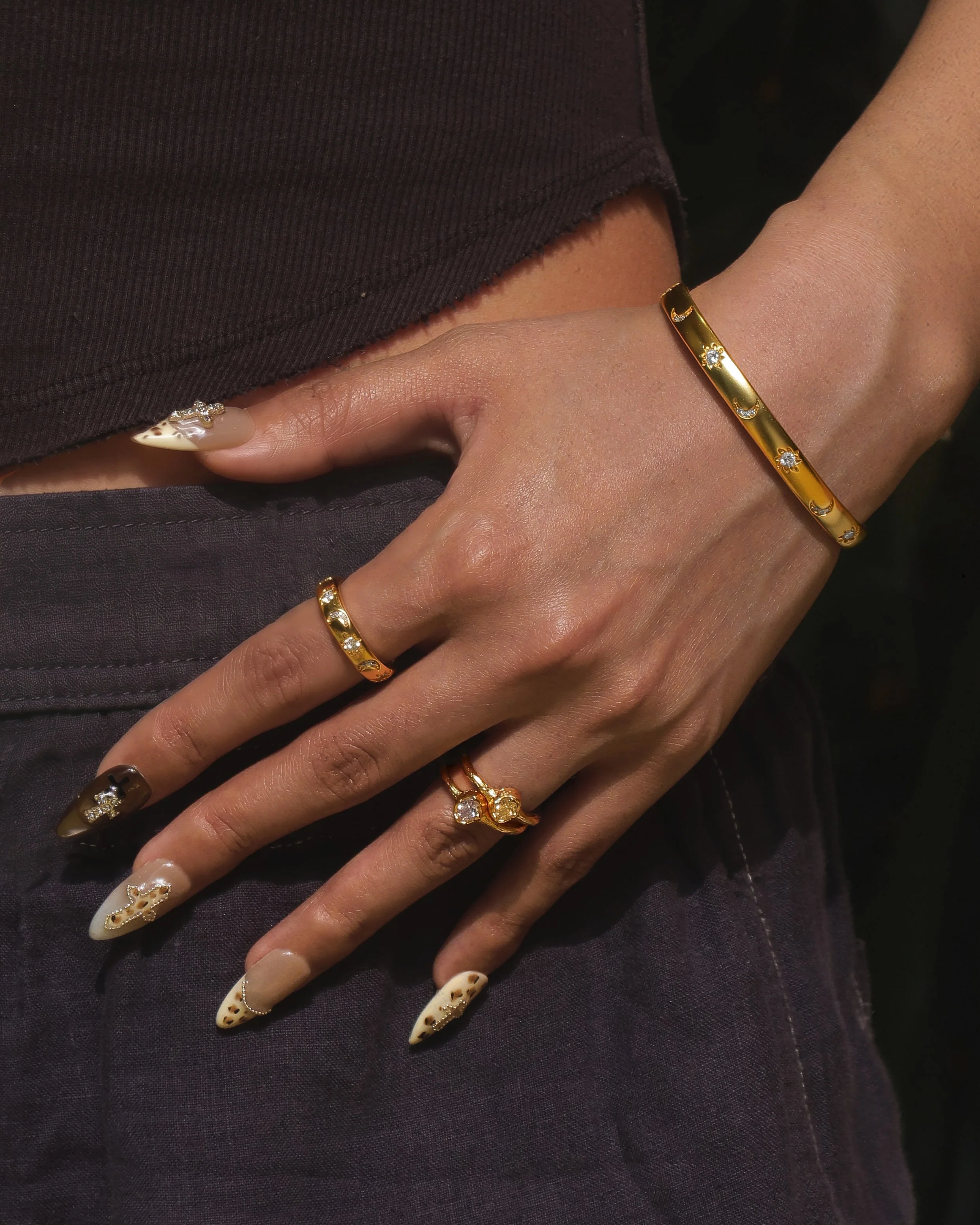 Birthstone Ring in Gold - November - Image 2