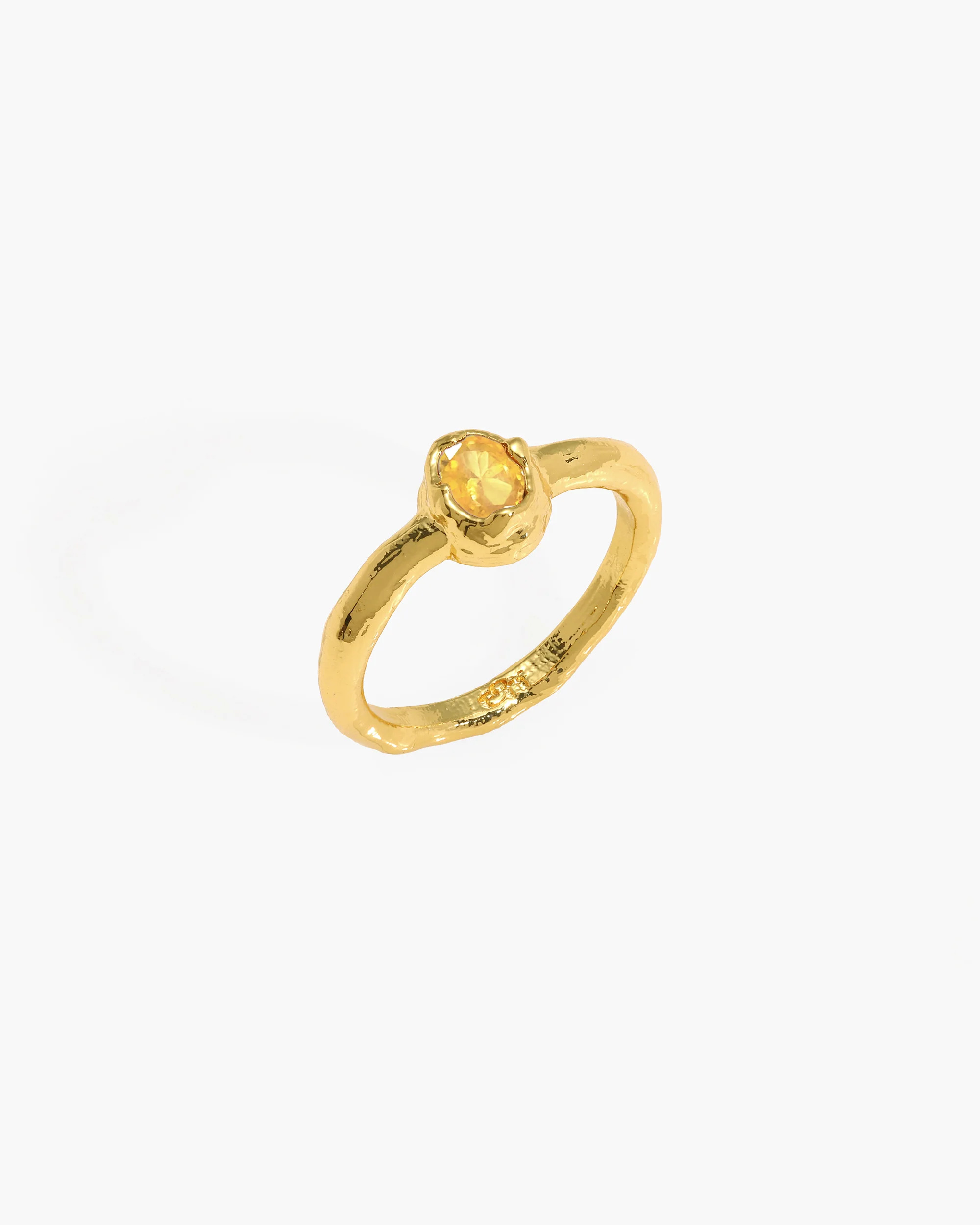 Birthstone Ring in Gold - November - Image 3