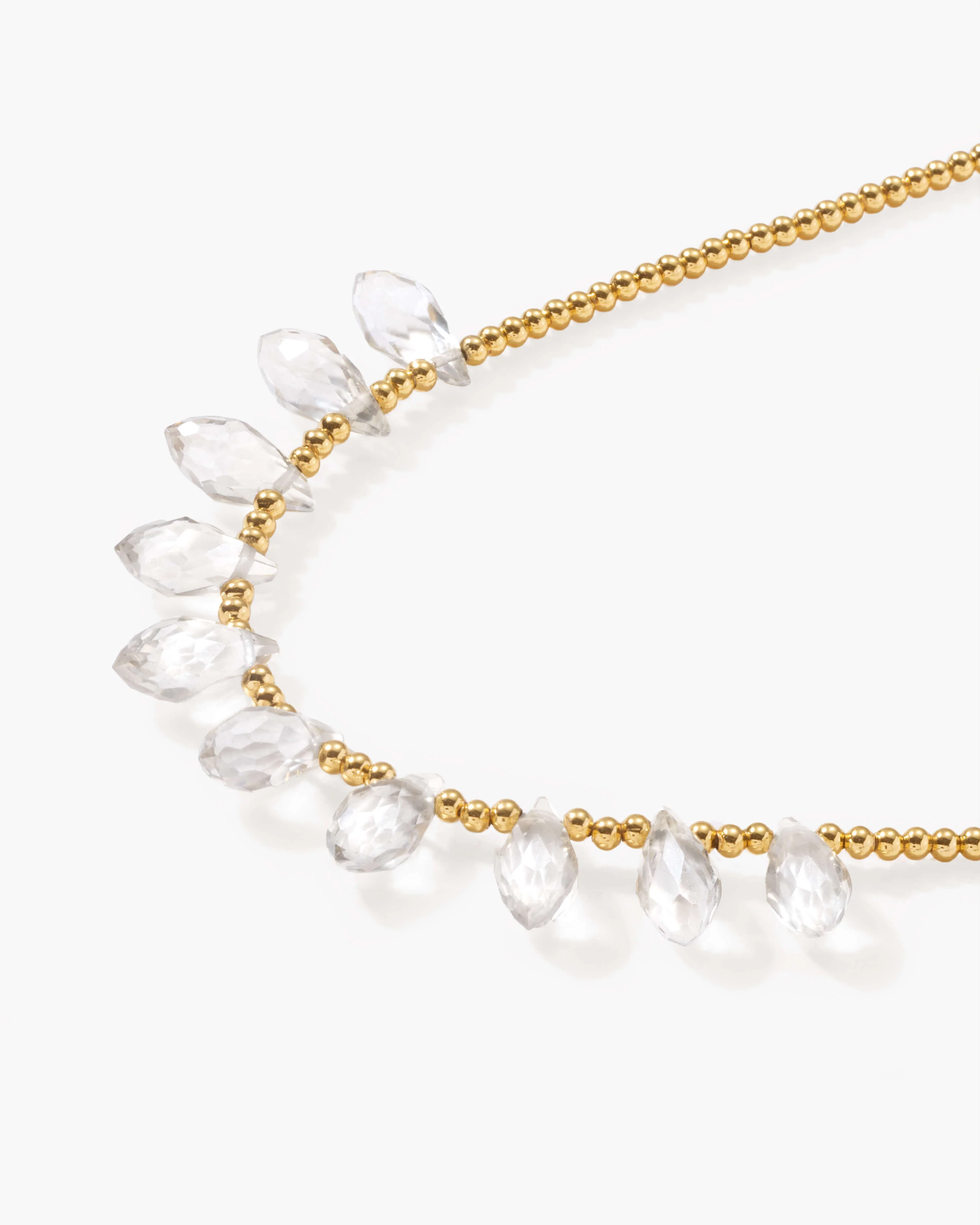 Crystal Raindrop Necklace - Image 4