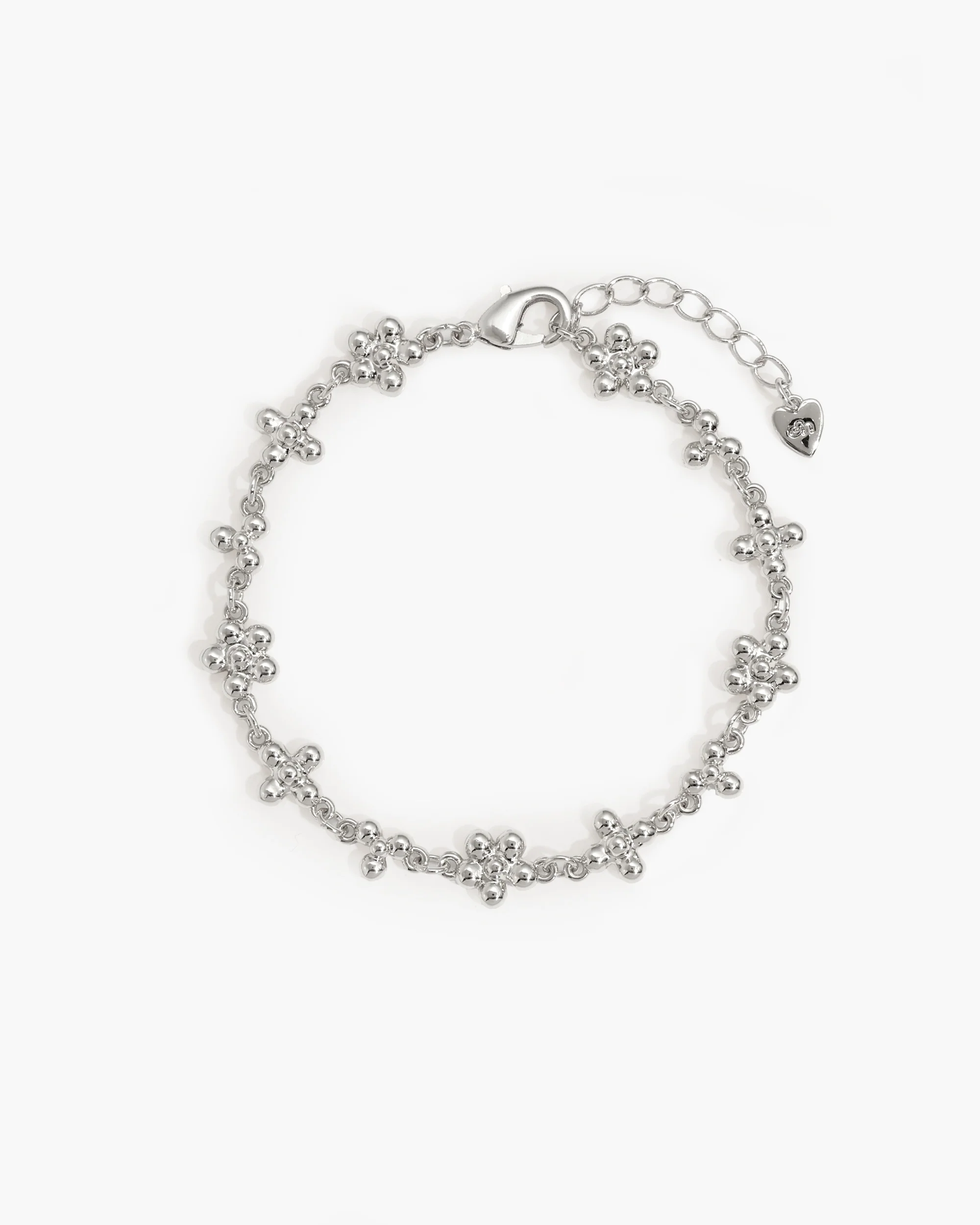 Daisy Molecule Bracelet in Silver - Image 4