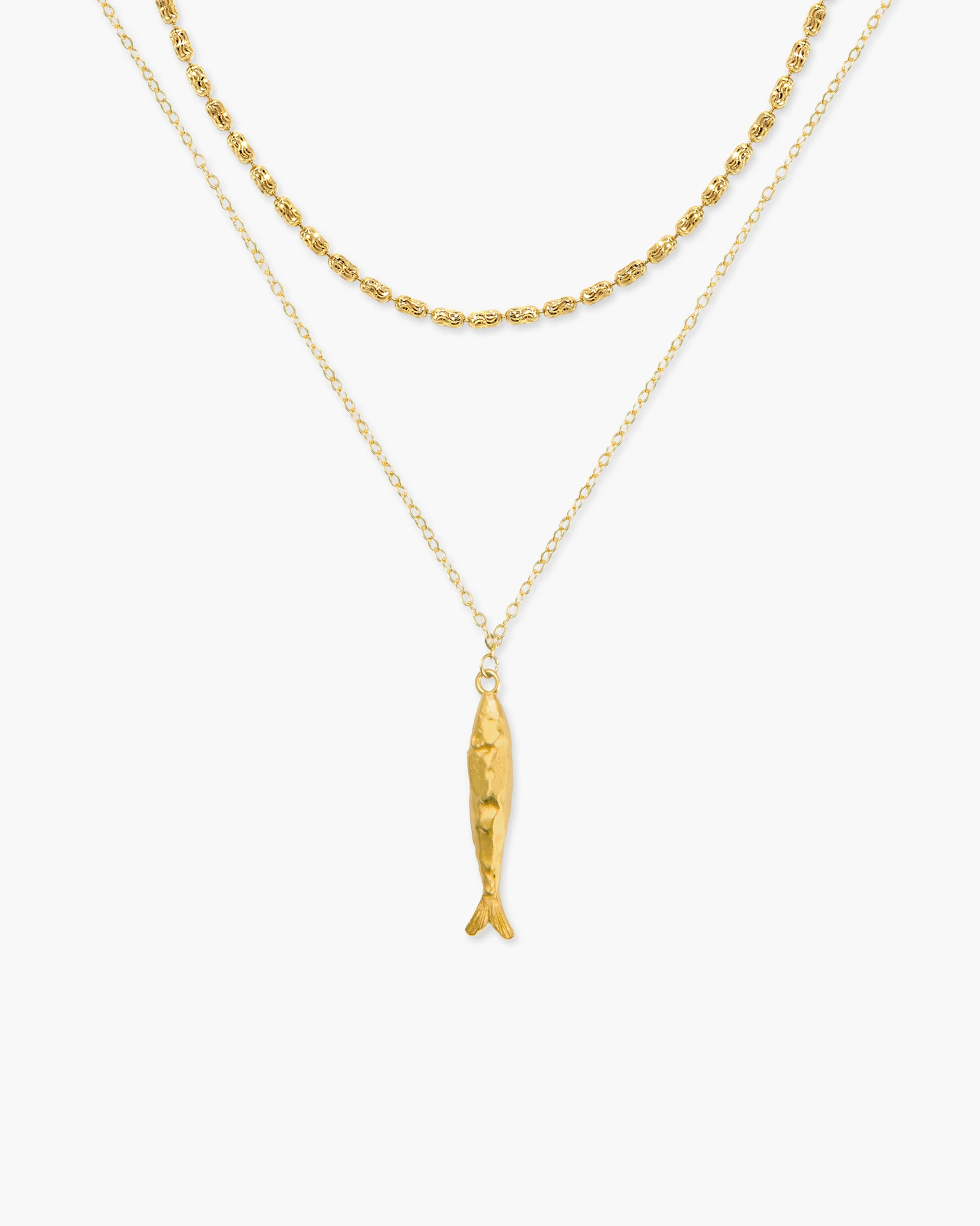 Gold Anchovy Necklace - Image 7
