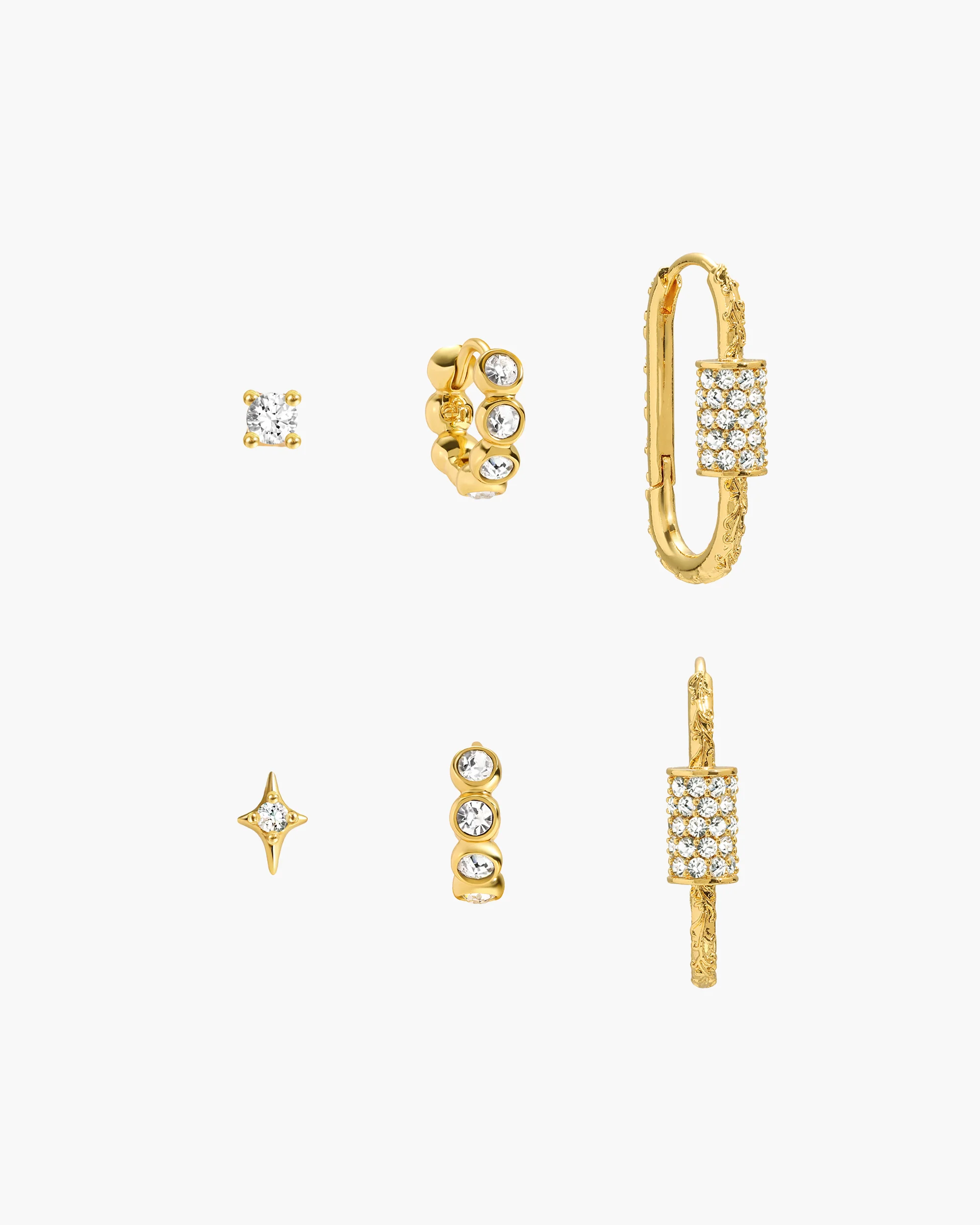 Tennis Hoop Earrings - Image 4