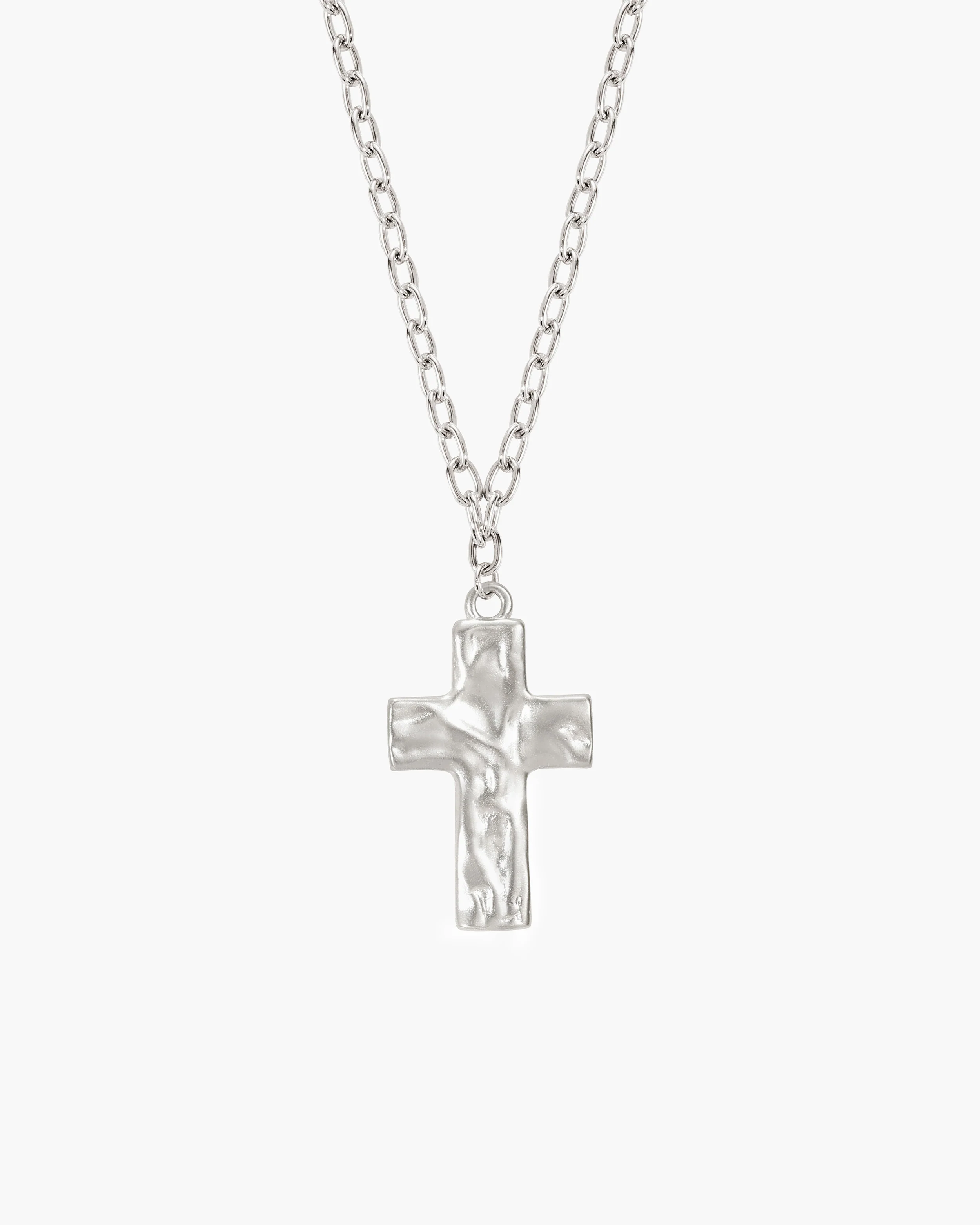Icon Cross Necklace in Gold - Image 7