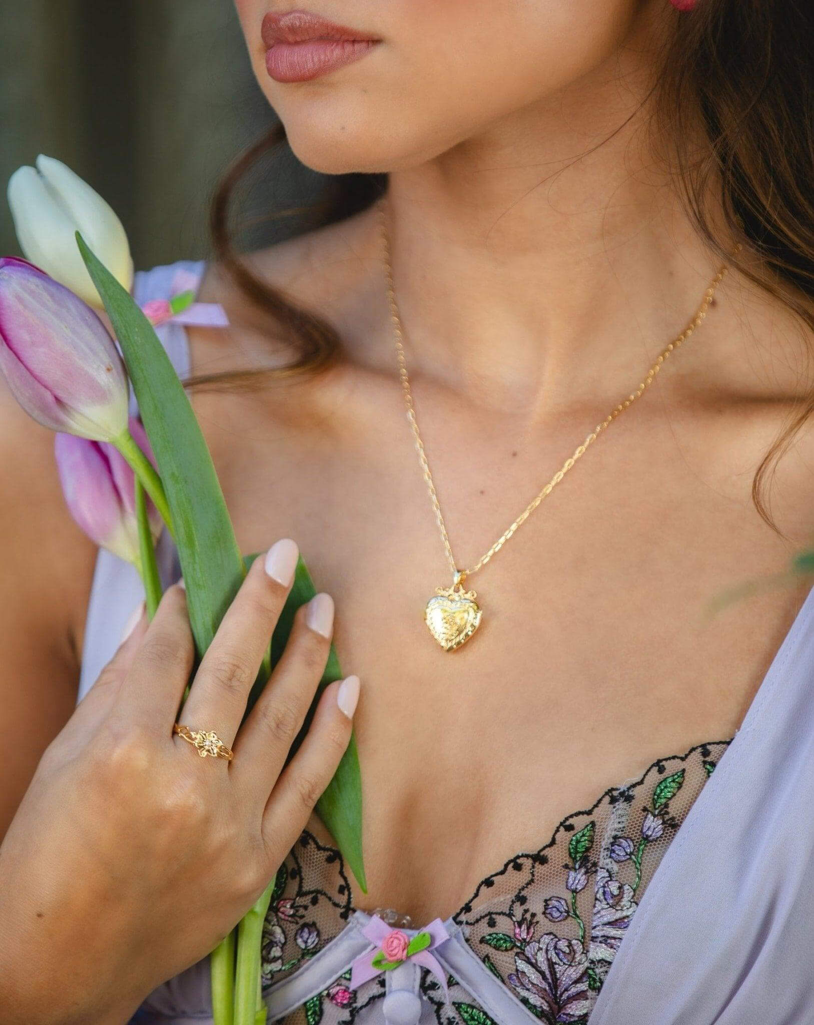 Isabela Locket Necklace - Image 2