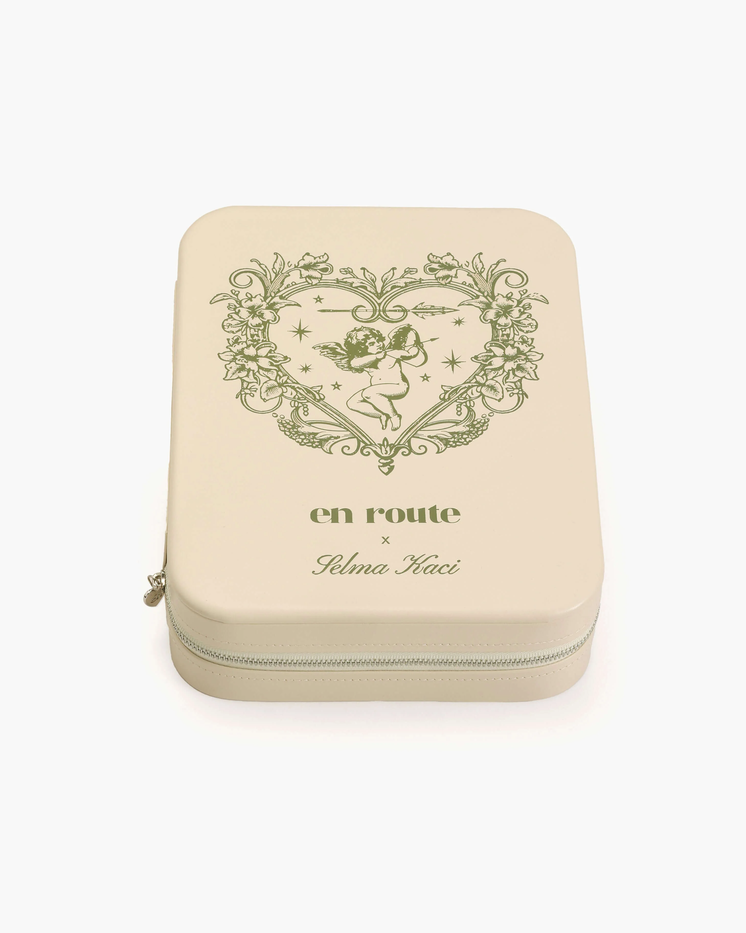 Isola Heart Jewelry Box in Olive - Image 6