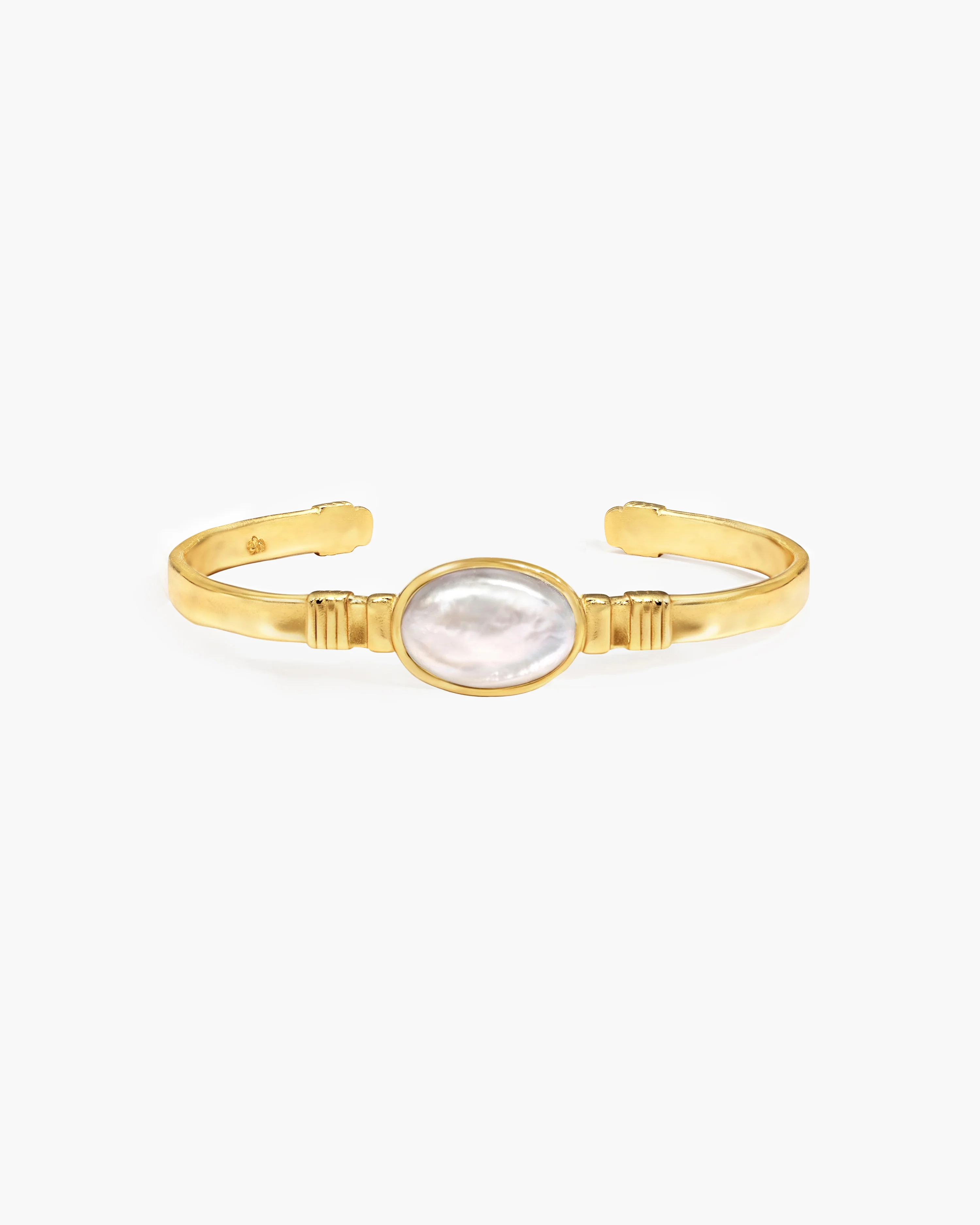 Liquid Oval Pearl Bangle - Image 5