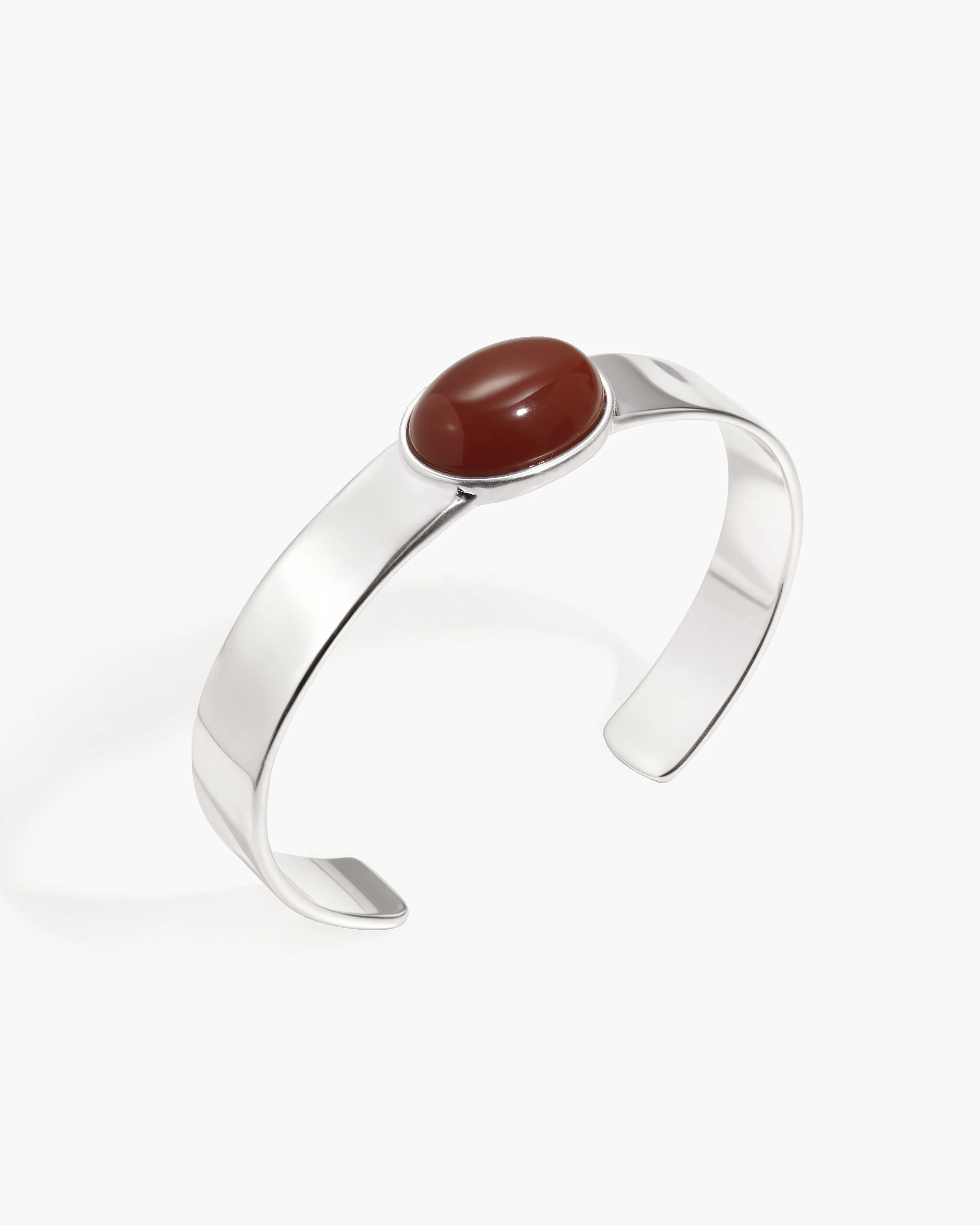 Mara Carnelian Cuff Bangle - Image 3