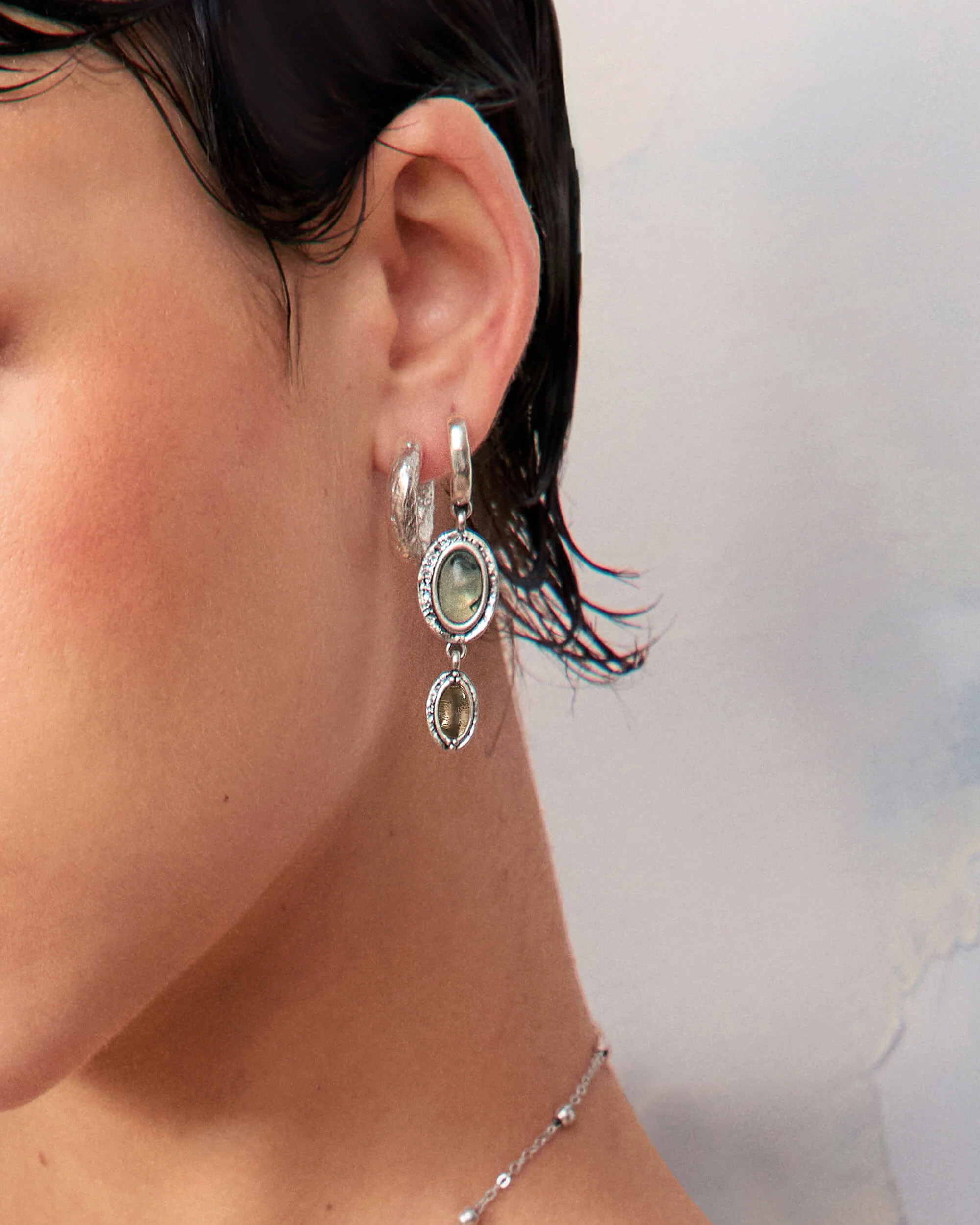 Moss Amulet Earrings - Image 2