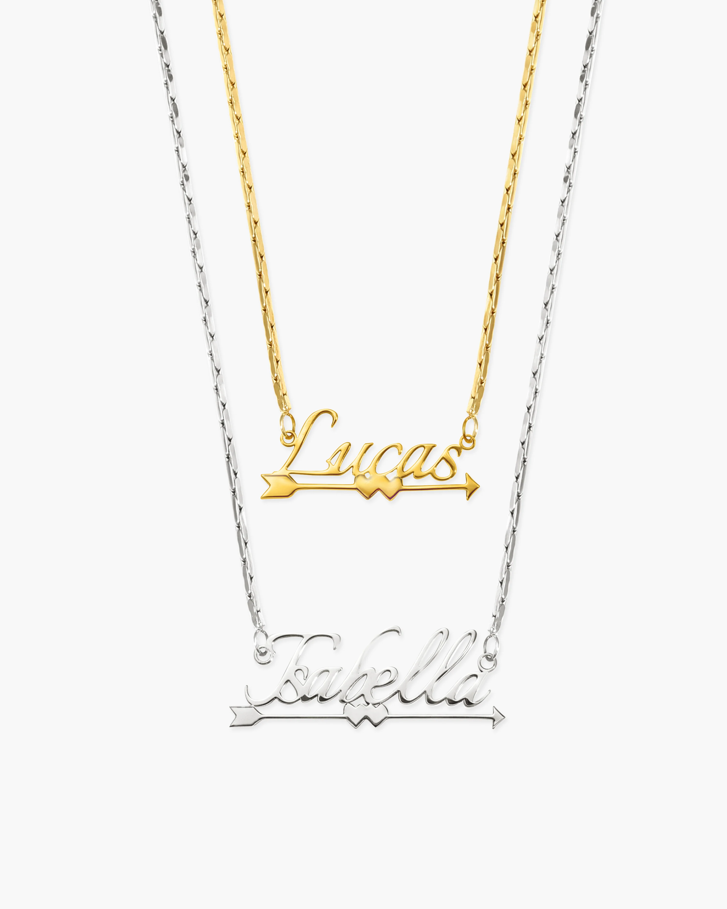 Personalized Name Necklace, Cupid's Arrow - Image 6