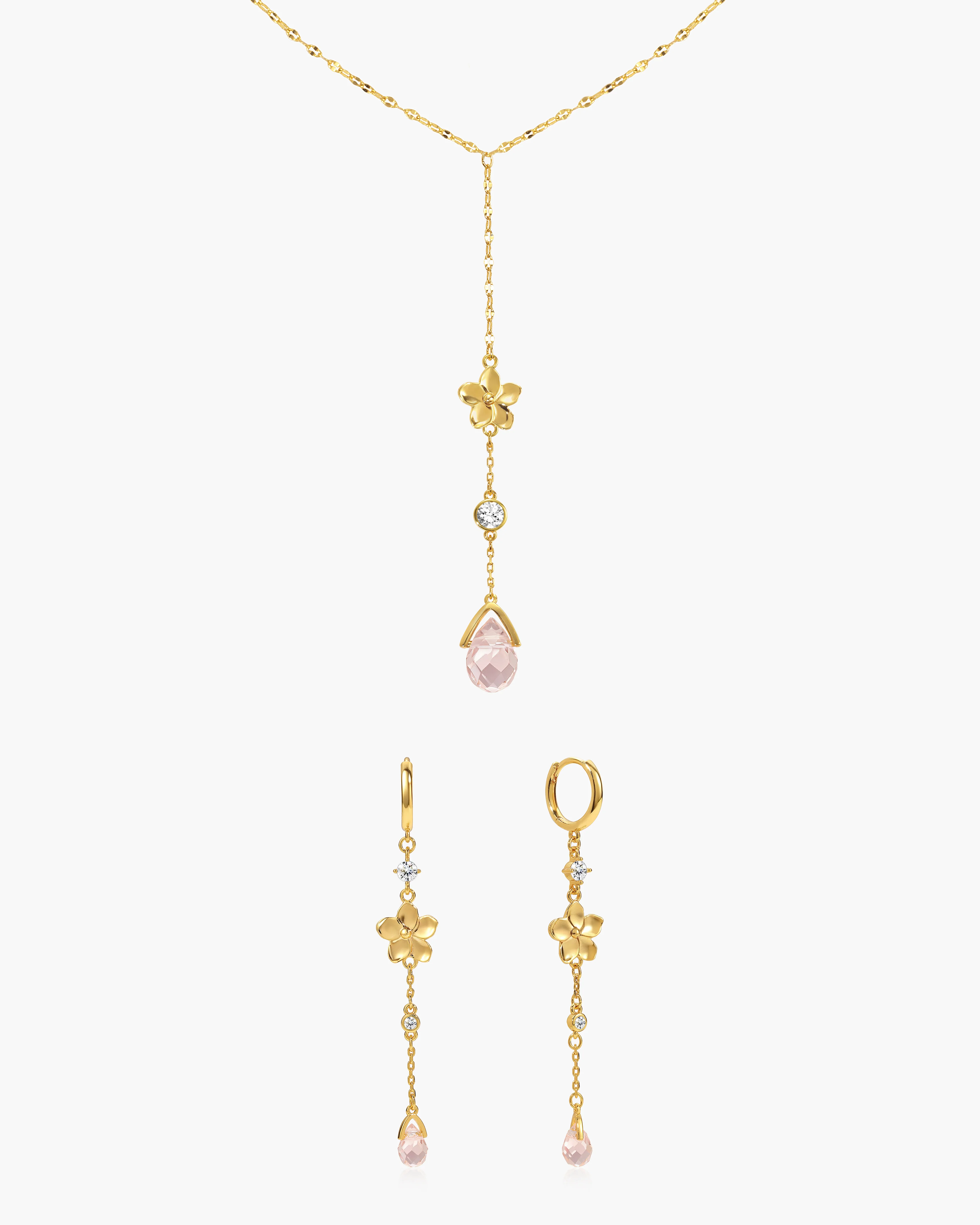 Petal Drop Earrings - Image 3