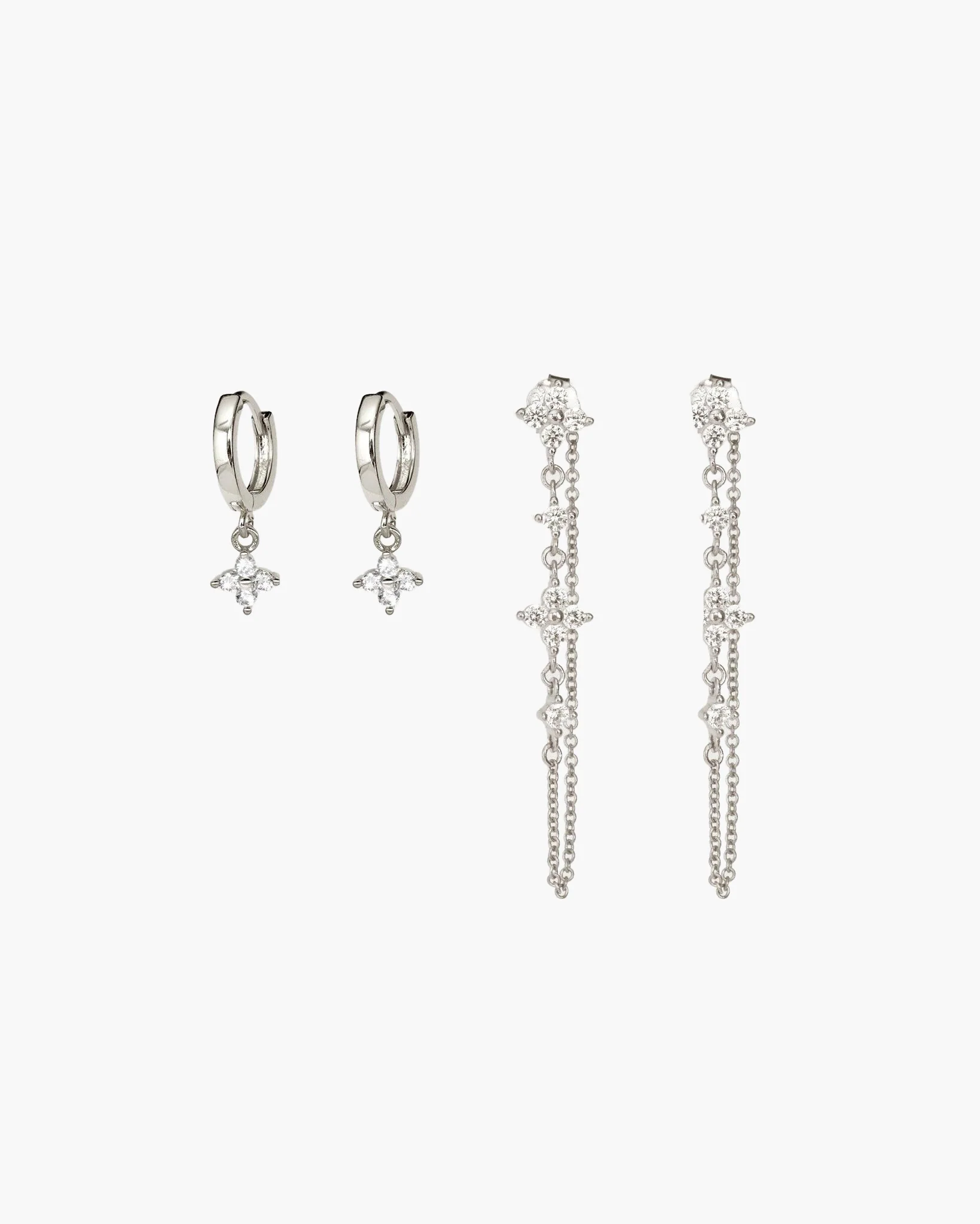 Clover Mini Hoop Earrings - Image 6