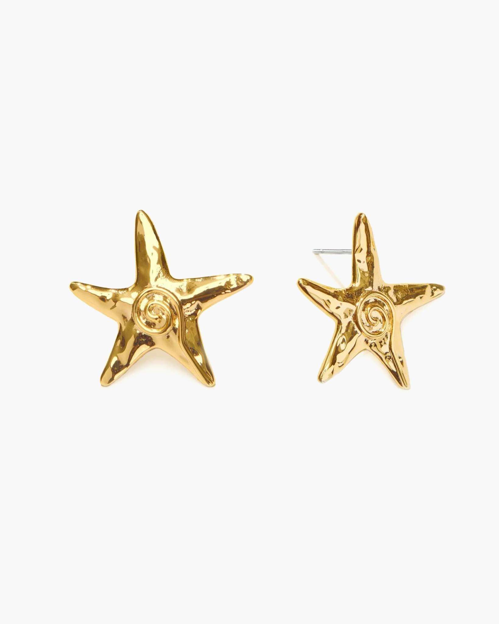 Starfish Stud Earrings in Silver - Image 4