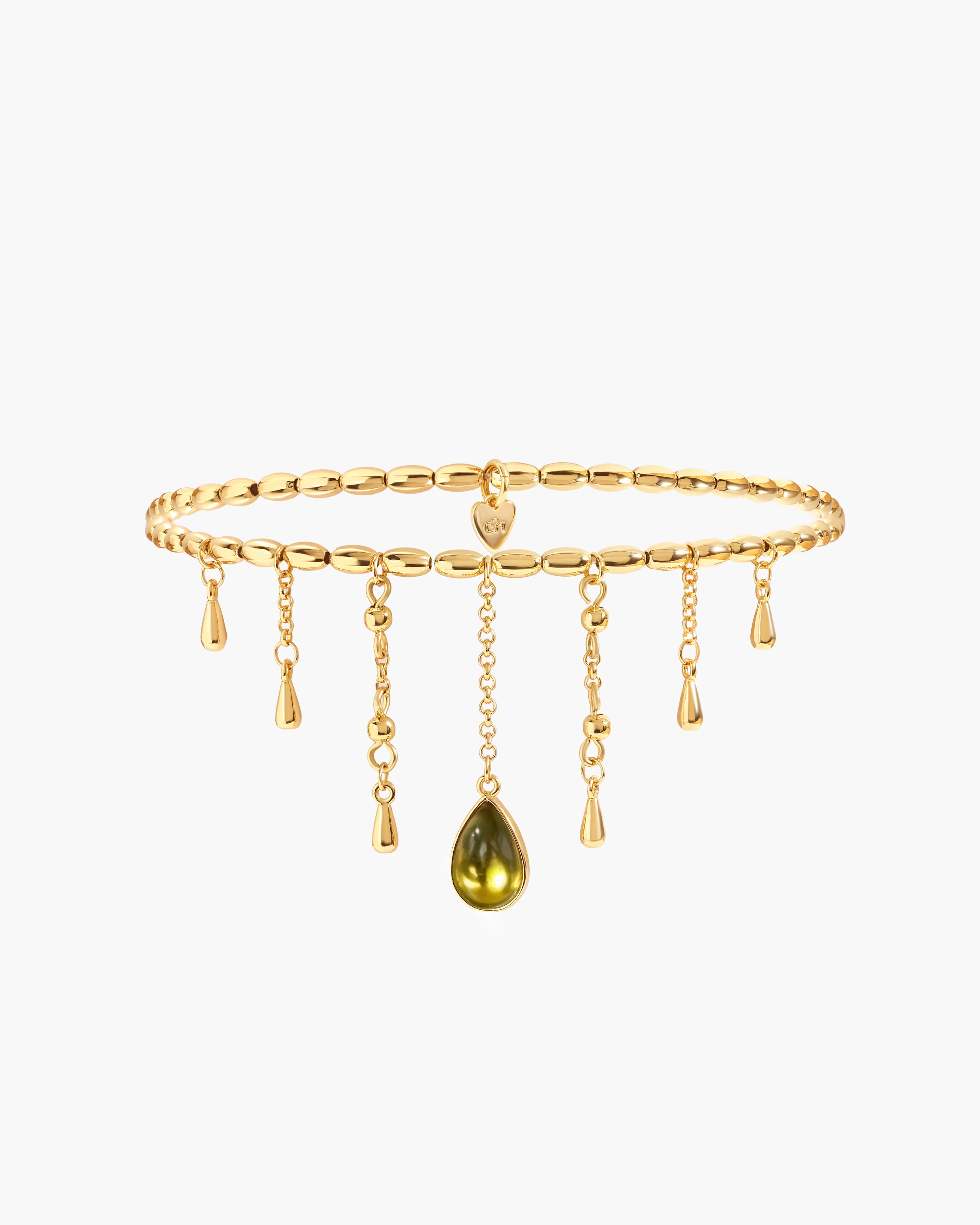 Waterdrop Anklet in Silver - Image 5